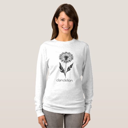 Dandelion Flower T_Shirt
