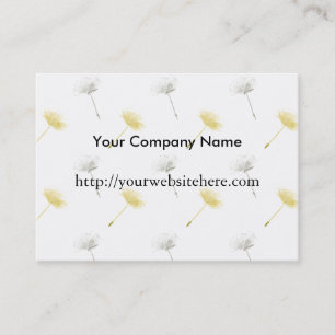 Dandelion Flowers Business Card