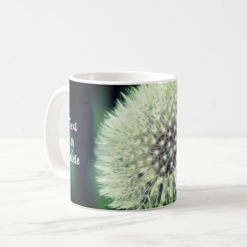 Dandelion Fluff Personalized Coffee Mug