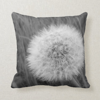 Dandelion Fluff Throw Pillow