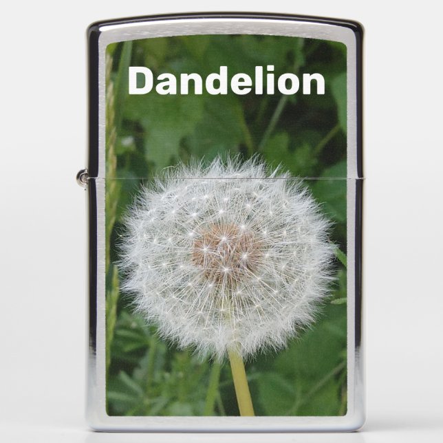 Dandelion Fluff Zippo Lighter (Front)