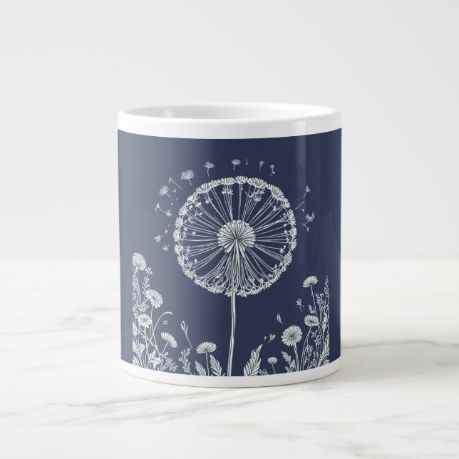 Dandelion Giant Coffee Mug (Front)