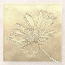 Dandelion glass coaster