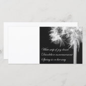 Dandelion Haiku Photo Card (Front/Back)