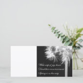 Dandelion Haiku Photo Card (Standing Front)