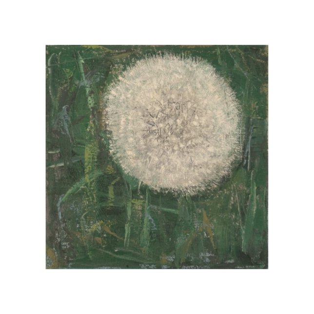 Dandelion Head 2008 Wood Wall Decor (Front)