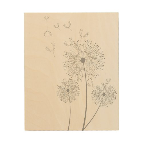 Dandelion in the wind art