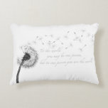 Dandelion Inspiration Accent Pillow at Zazzle