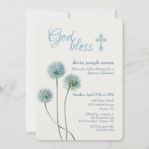 Dandelion invitation