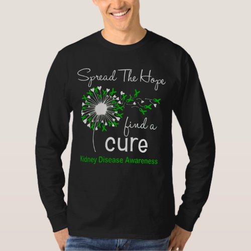 Dandelion Kidney Disease Awareness T_Shirt