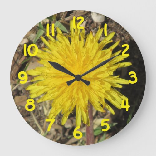 Dandelion Large Clock