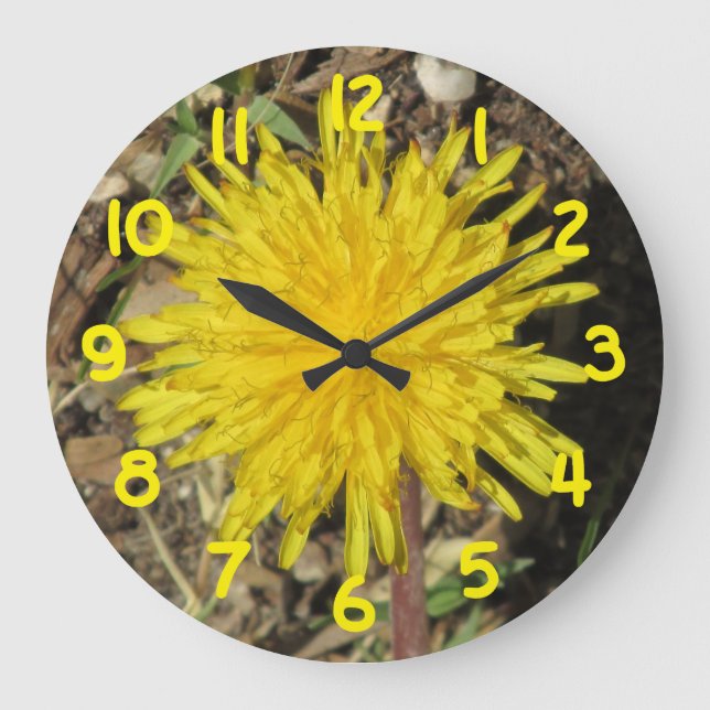 Dandelion Large Clock (Front)