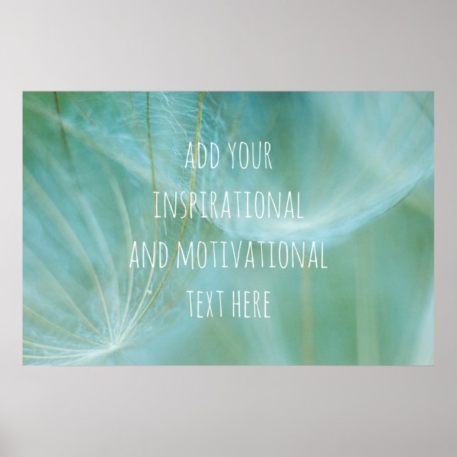Dandelion macro poster (Front)