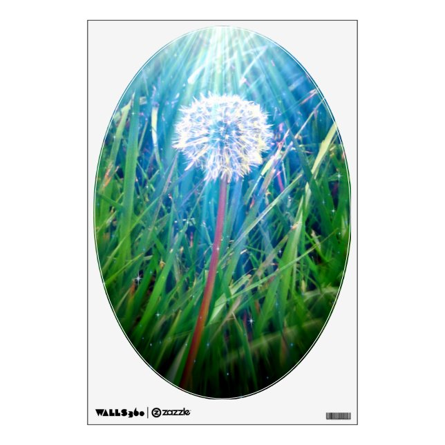 Dandelion Macro Wall Decal (Front)