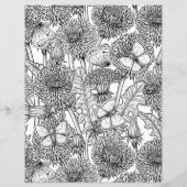 Dandelion meadow in black and white (Back)