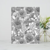 Dandelion meadow in black and white (Standing Front)