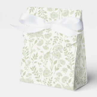 Dandelion Meadow Soft Olive - Neutral Favor Boxes