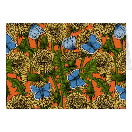 Dandelion medow cards (Front Horizontal)