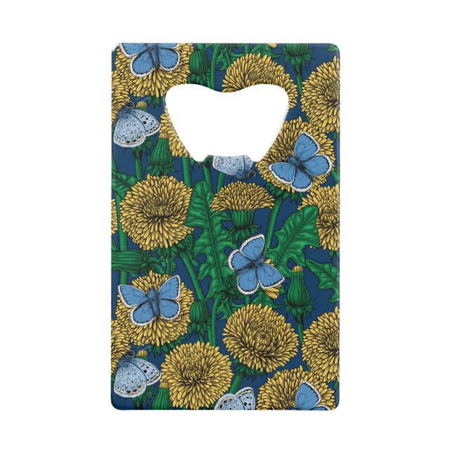 Dandelion medow credit card bottle opener (Front)