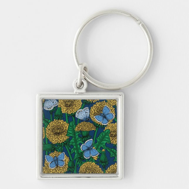Dandelion medow keychain (Front)