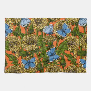 Dandelion medow kitchen towel