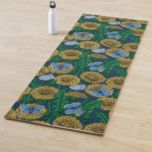 Dandelion medow yoga mat