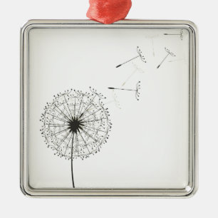 Dandelion Metal Ornament