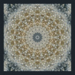 Dandelion Mosaic Nov 2012 Poster<br><div class="desc">A complex pattern made from the seeds of a dandelion.</div>