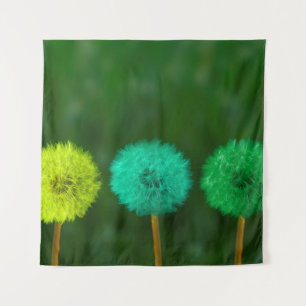 Dandelion multicoloured colored tapestry