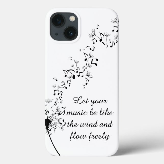 Dandelion Music Symbols Case-Mate iPhone Case (Back)