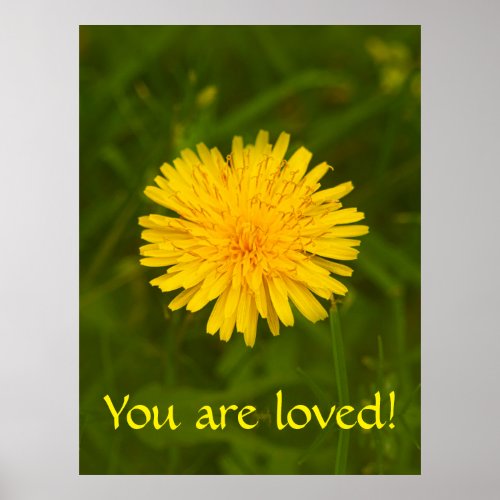 Dandelion mystery You are loved Poster