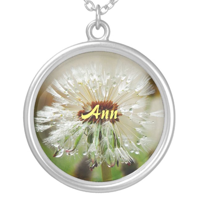 Dandelion Name Pendant (Front)