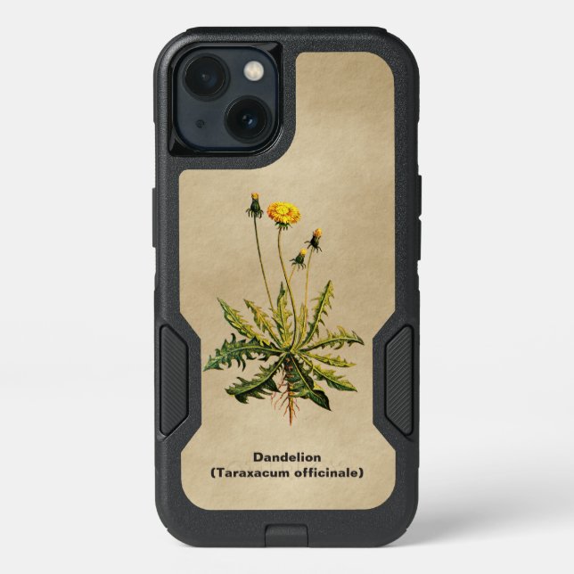 Dandelion On Old Paper Otterbox iPhone Case (Back)