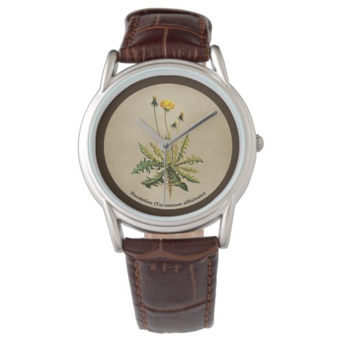 Dandelion On Old Paper Watch