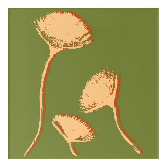 Dandelion Pop Acrylic Print (Front)