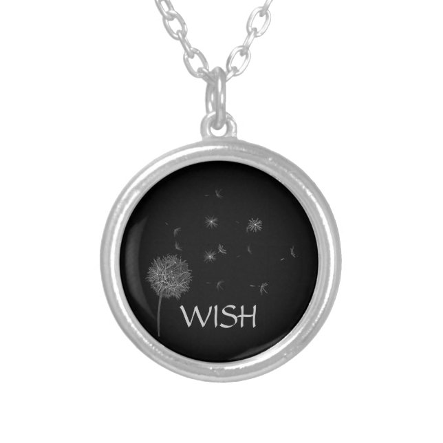 dandelion puff WISH Necklace (Front)