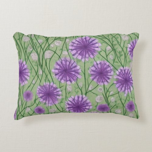Dandelion Rose Accent Pillow