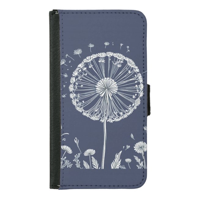 Dandelion Samsung Galaxy Wallet Case (Front)