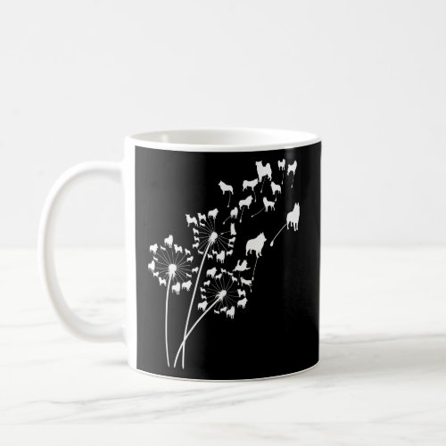 Dandelion Schipperke Flower Floral Schipperke Tree Coffee Mug