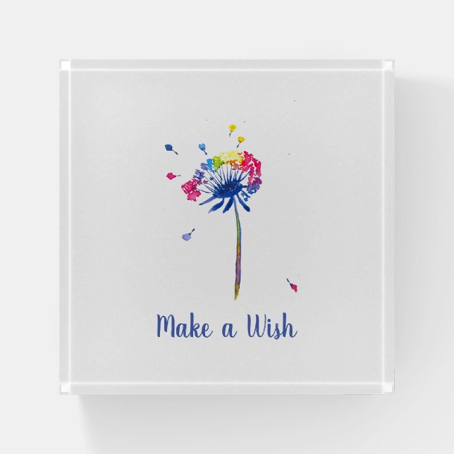 Dandelion Seed Paperweight (Front)