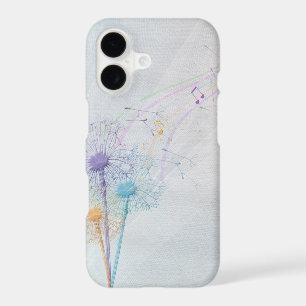 Dandelion seeds and music iPhone 17 case