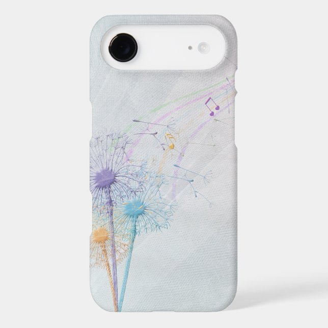 Dandelion seeds and music Case-Mate iPhone case (Back)