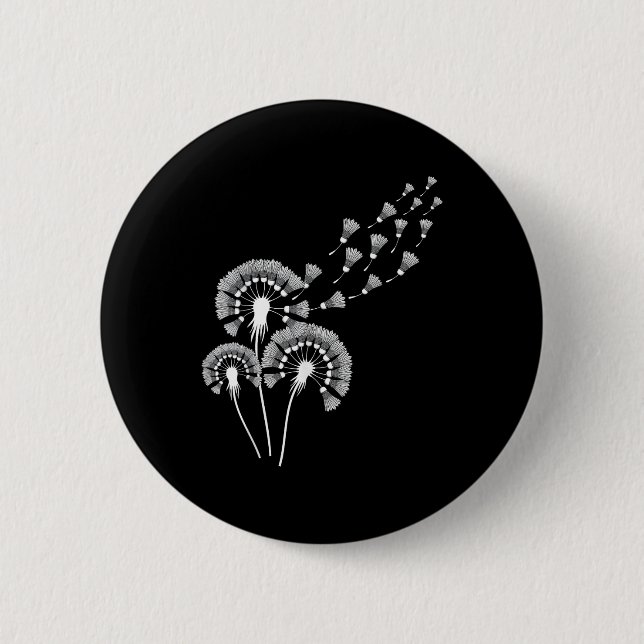 Dandelion Shuttle Shirt For Badminton Player _ Bad Button (Front)