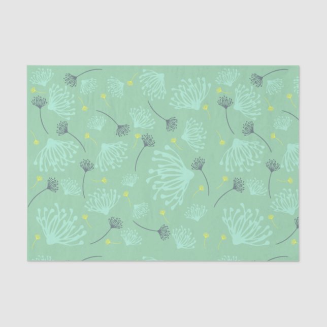 Dandelion Silhouette Tissue Paper (Front)