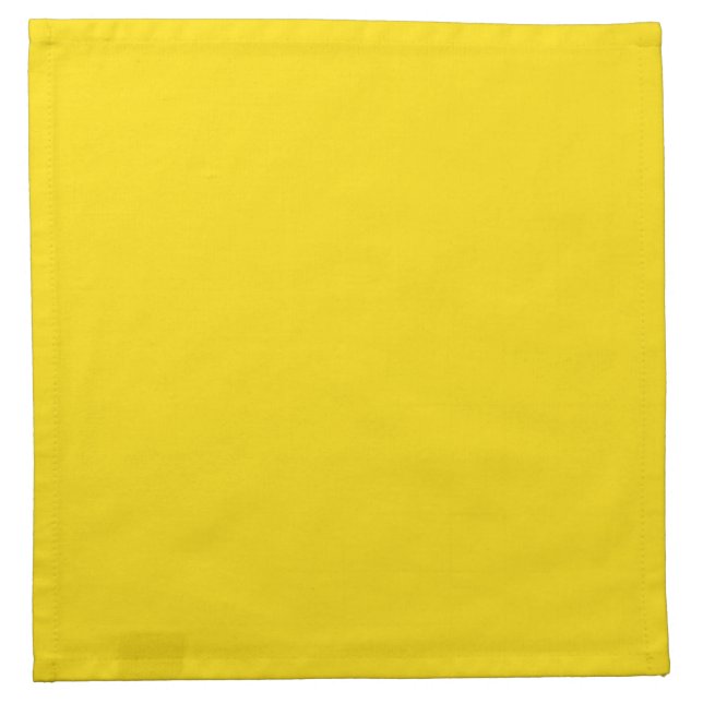 Dandelion (solid color)  cloth napkin (Front)