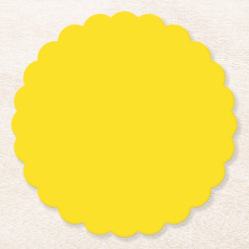  Dandelion solid color  Paper Coaster