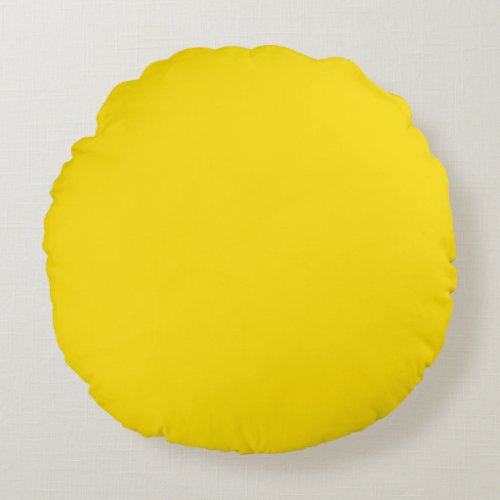 Dandelion solid color  round pillow