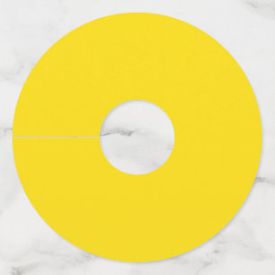 Dandelion (solid color) wine glass tag