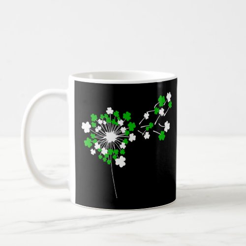 Dandelion St Patrick Day Women Irish Lucky Shamroc Coffee Mug