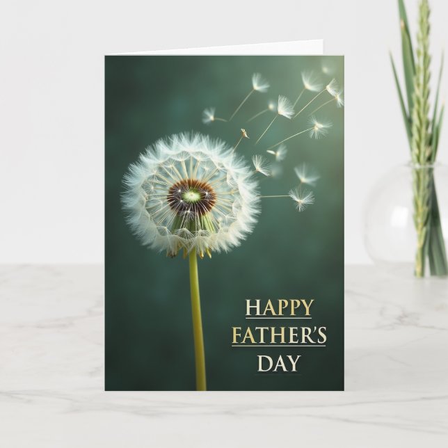 Dandelion Sweet Fathers Day Card (Front)